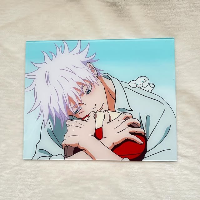 Anime glass painting — piece 04