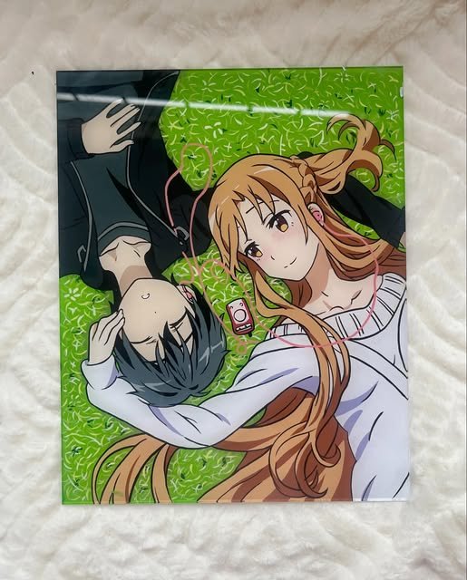 Anime glass painting — piece 05
