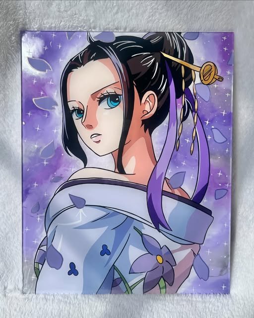 Anime glass painting — piece 07
